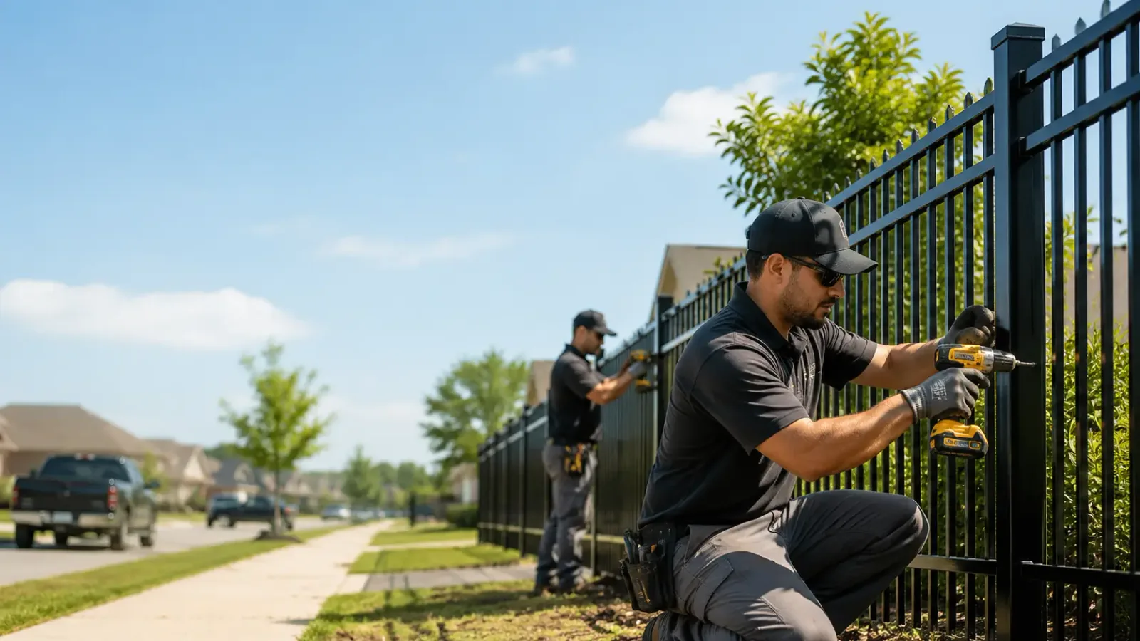Metal Fence Installation in Hilliard, OH
